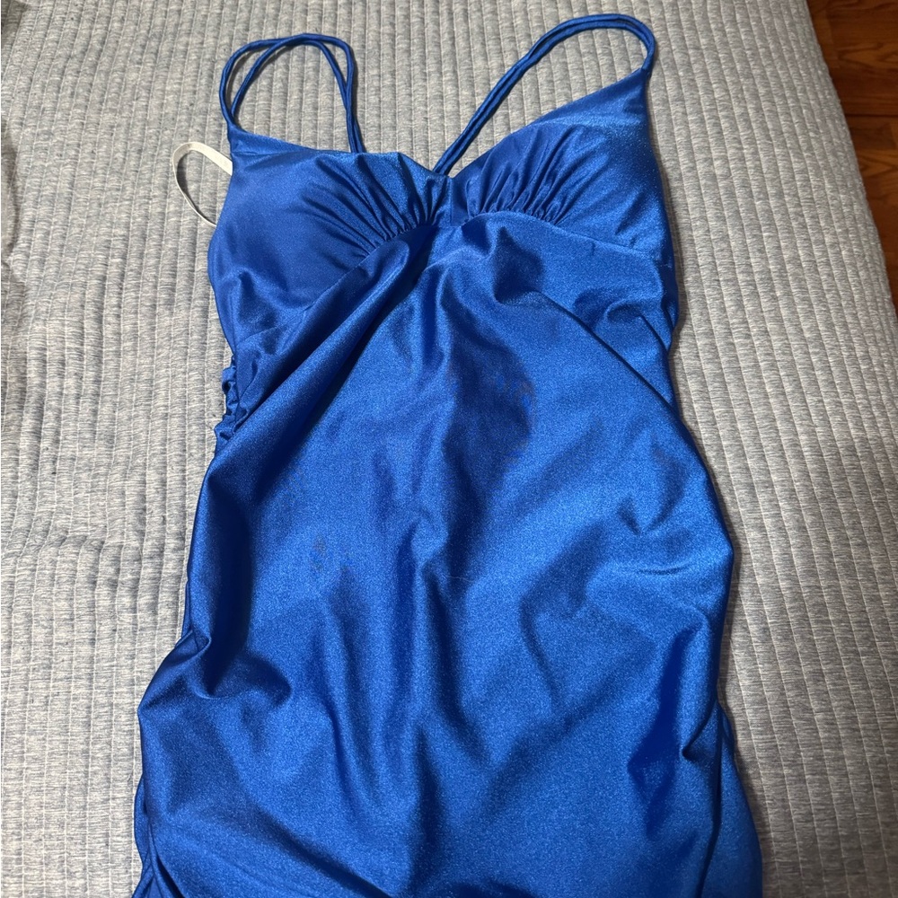 Cleo Vibrant Blue Dress